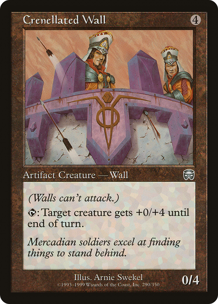 Image of Crenellated Wall (MMQ-290) - Mercadian Masques
