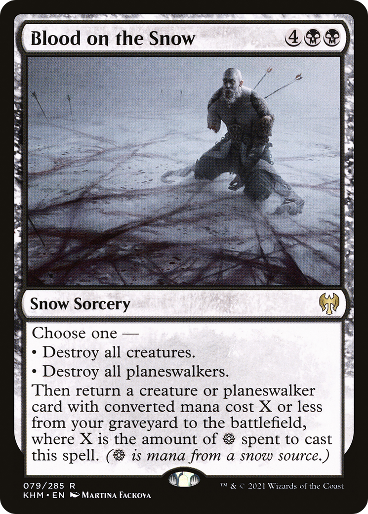 Image of Blood on the Snow (KHM-079) - Kaldheim: (snow)