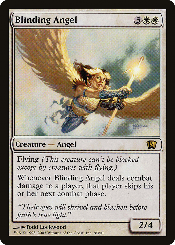 Image of Blinding Angel (8ED-008) - 8th Edition Foil