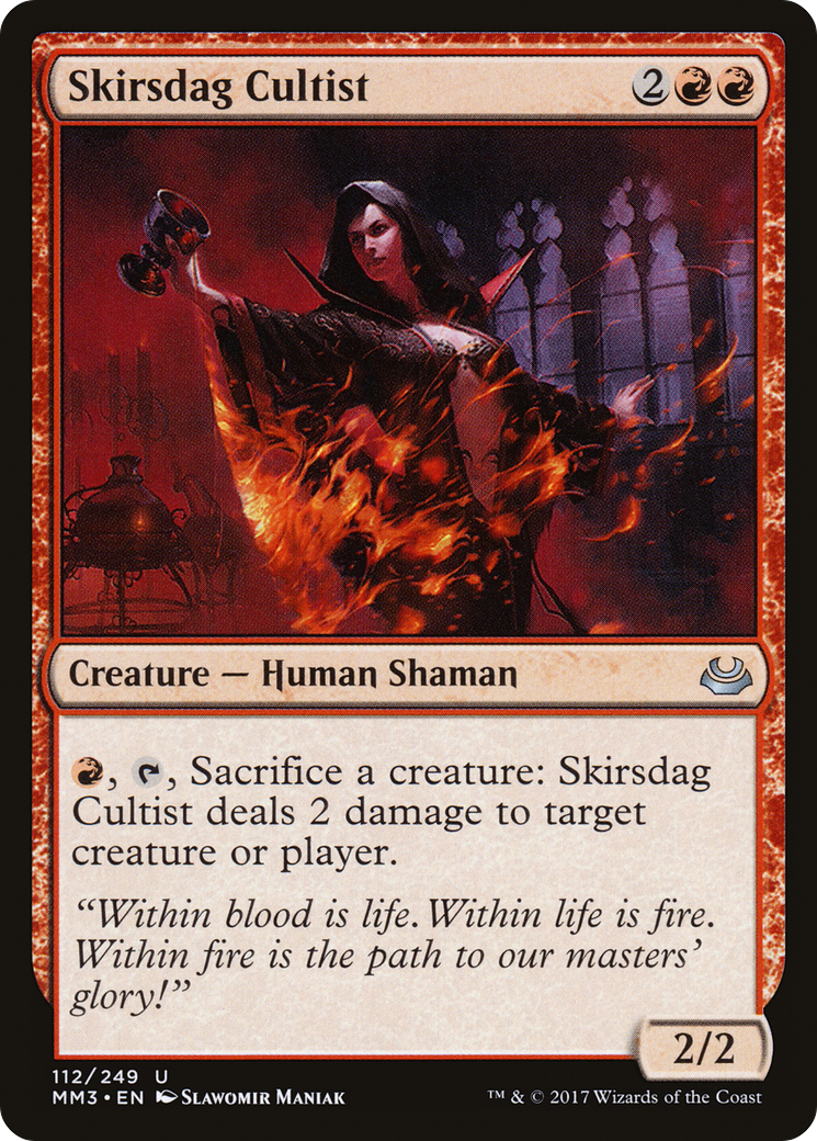 Image of Skirsdag Cultist (MM3-112) - Modern Masters 2017