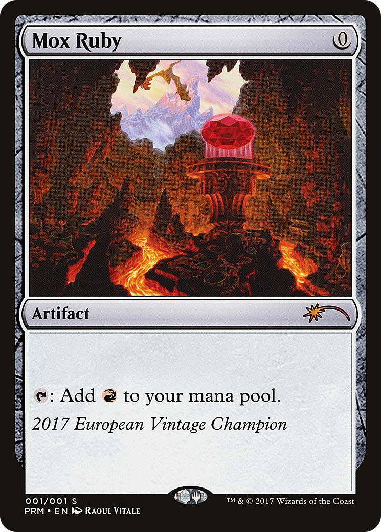 Image of Mox Ruby (OVNT-2017EU) - Vintage Championship