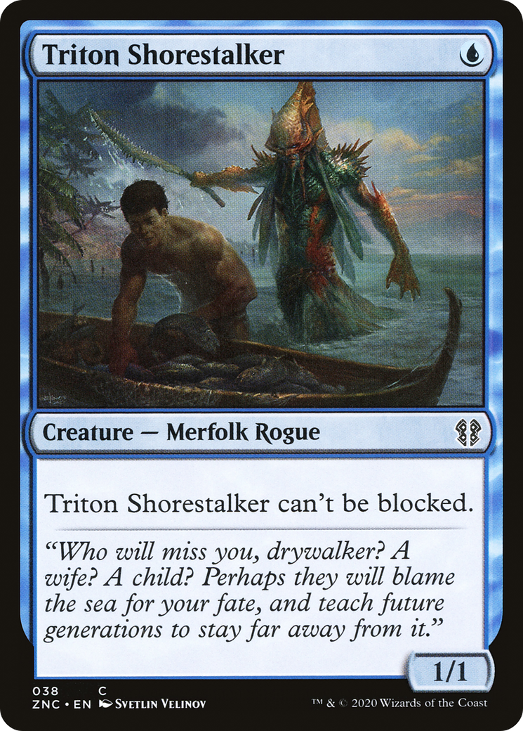 Image of Triton Shorestalker (ZNC-038) - Zendikar Rising Commander