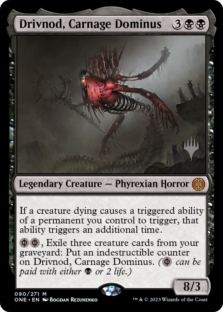 Image of Drivnod, Carnage Dominus (PPONE-090) - Phyrexia: All Will Be One Promos Foil