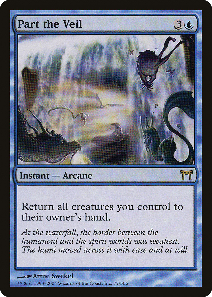 Image of Part the Veil (CHK-077) - Champions of Kamigawa Foil