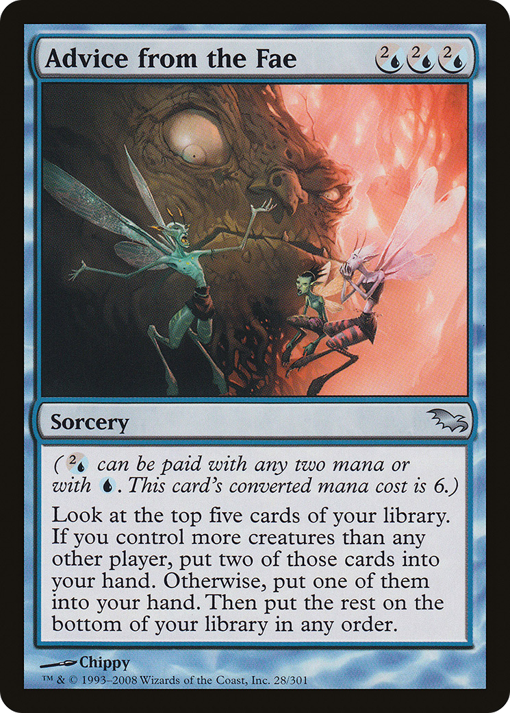 Image of Advice from the Fae (SHM-028) - Shadowmoor Foil