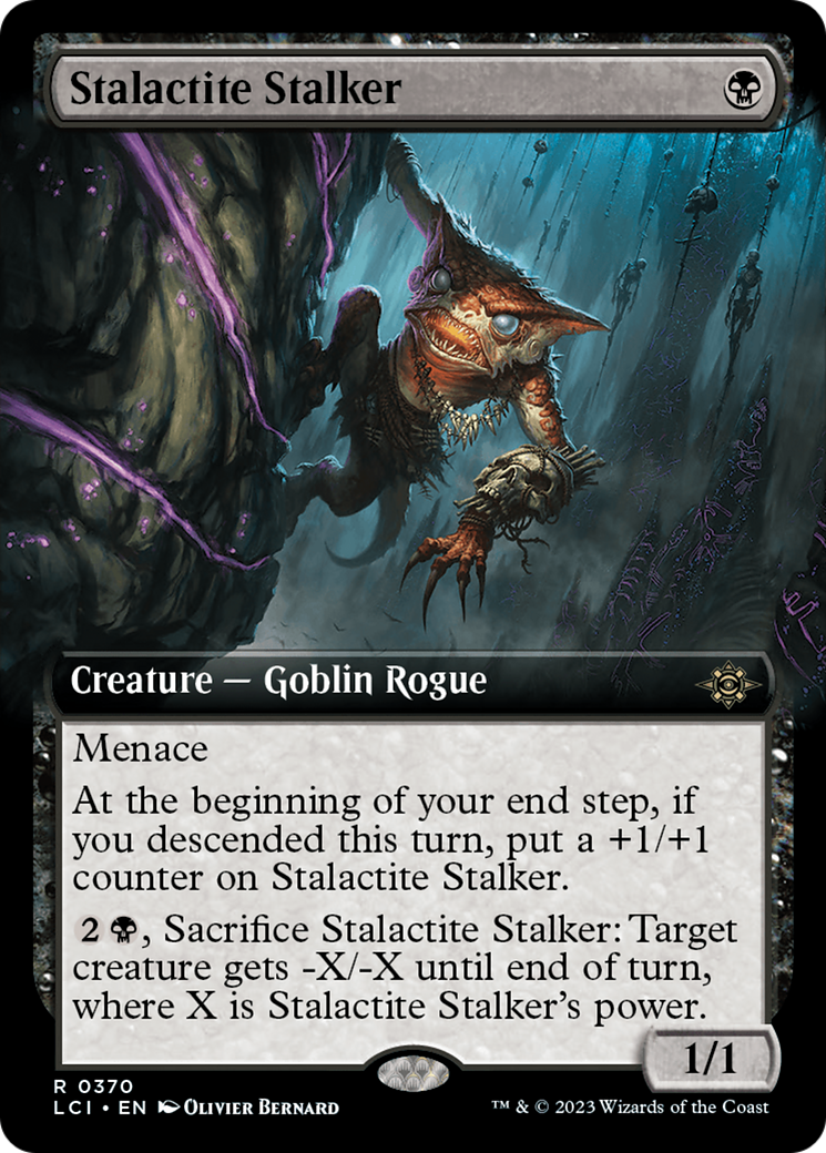 Image of Stalactite Stalker (Extended Art) (LCI-370) - The Lost Caverns of Ixalan: (Extended Art) Foil