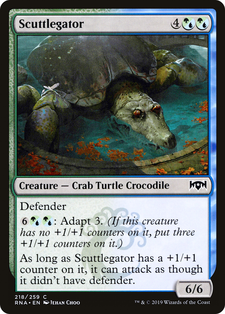 Image of Scuttlegator (RNA-218) - Ravnica Allegiance