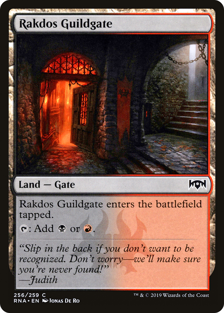 Image of Rakdos Guildgate (256) (RNA-256) - Ravnica Allegiance