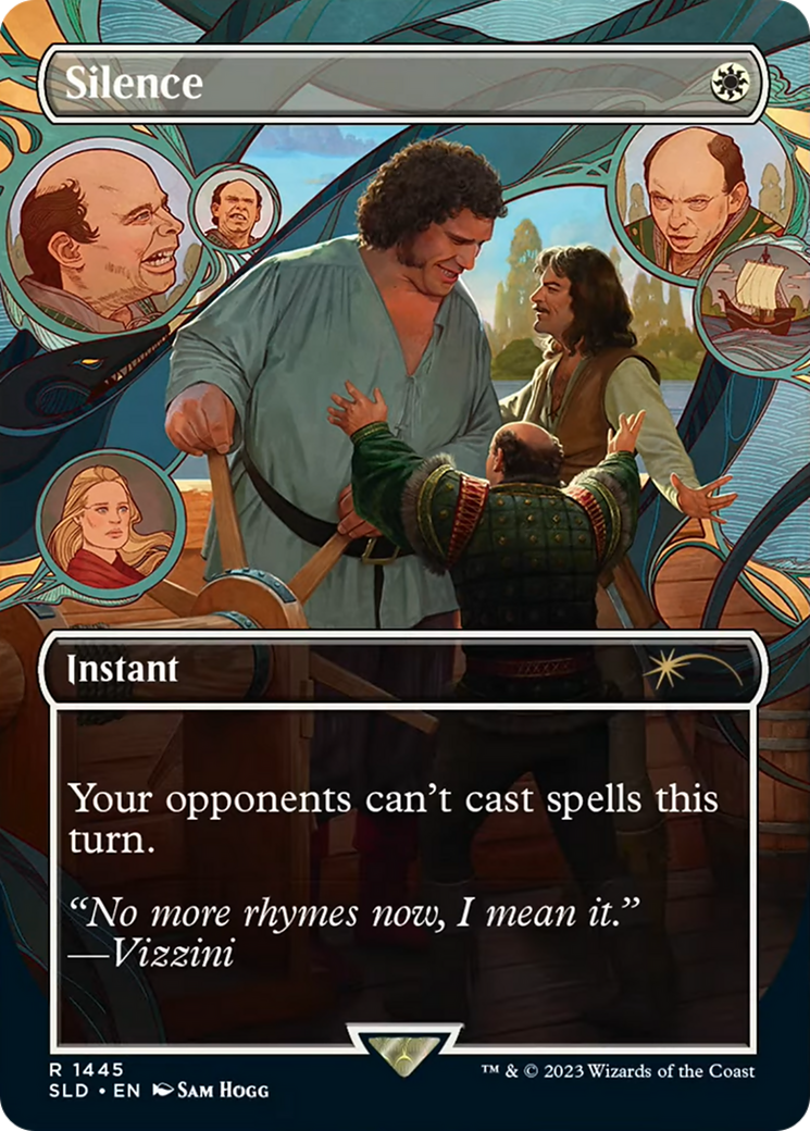 Image of Silence (SLD-1445) - Secret Lair Drop (Borderless) Foil