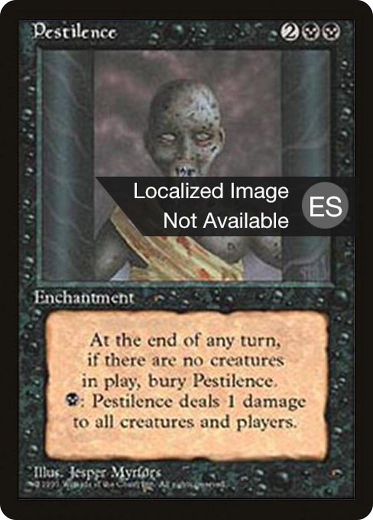 Image of Pestilence (4BB-) - Fourth Edition Foreign Black Border