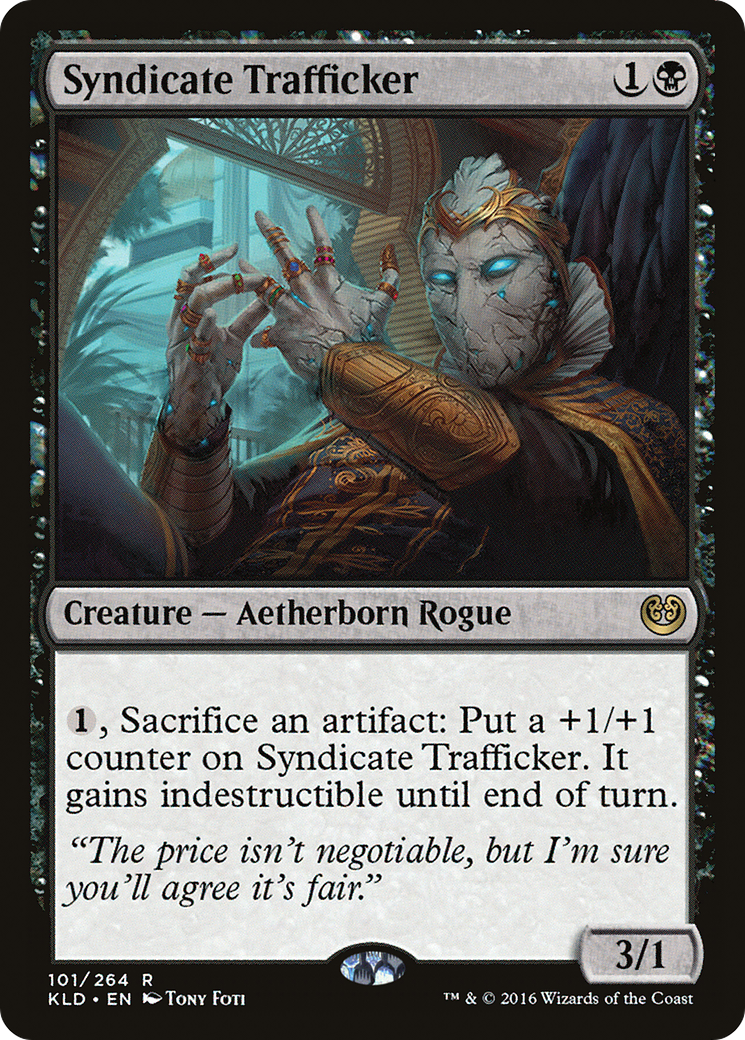 Image of Syndicate Trafficker (KLD-101) - Kaladesh Foil