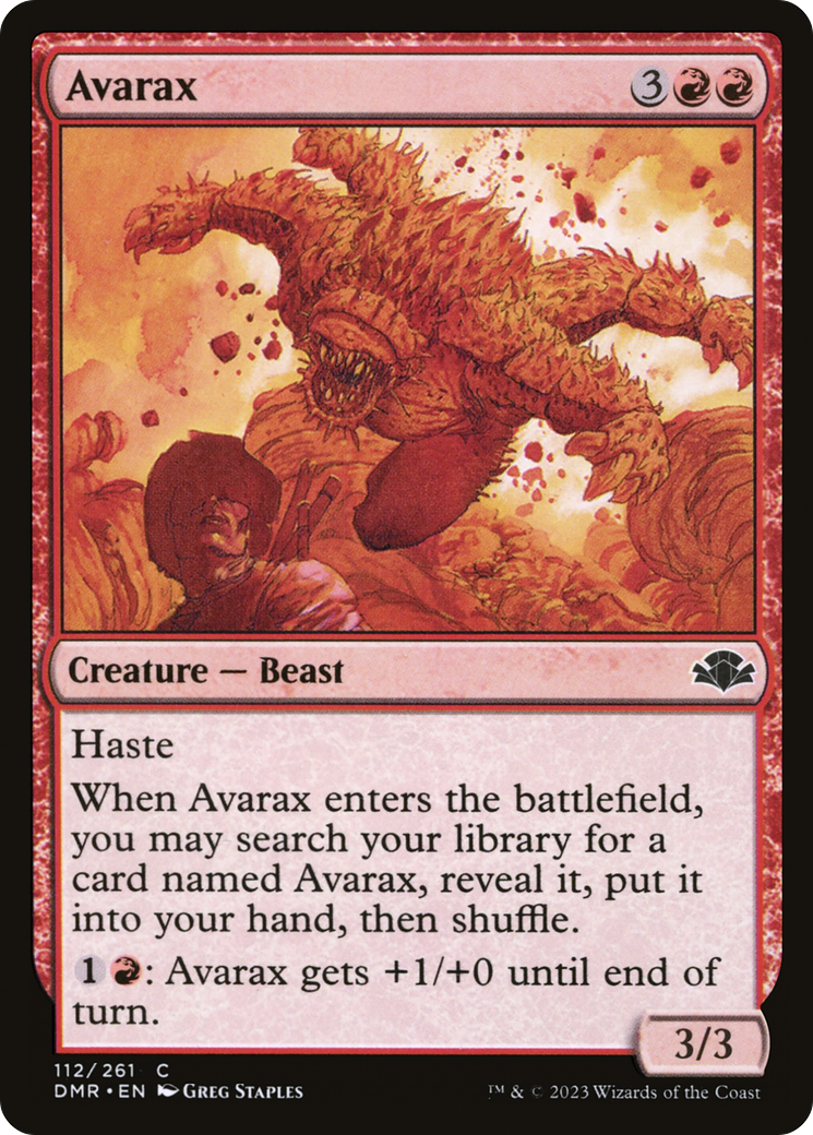Image of Avarax (DMR-112) - Dominaria Remastered Foil