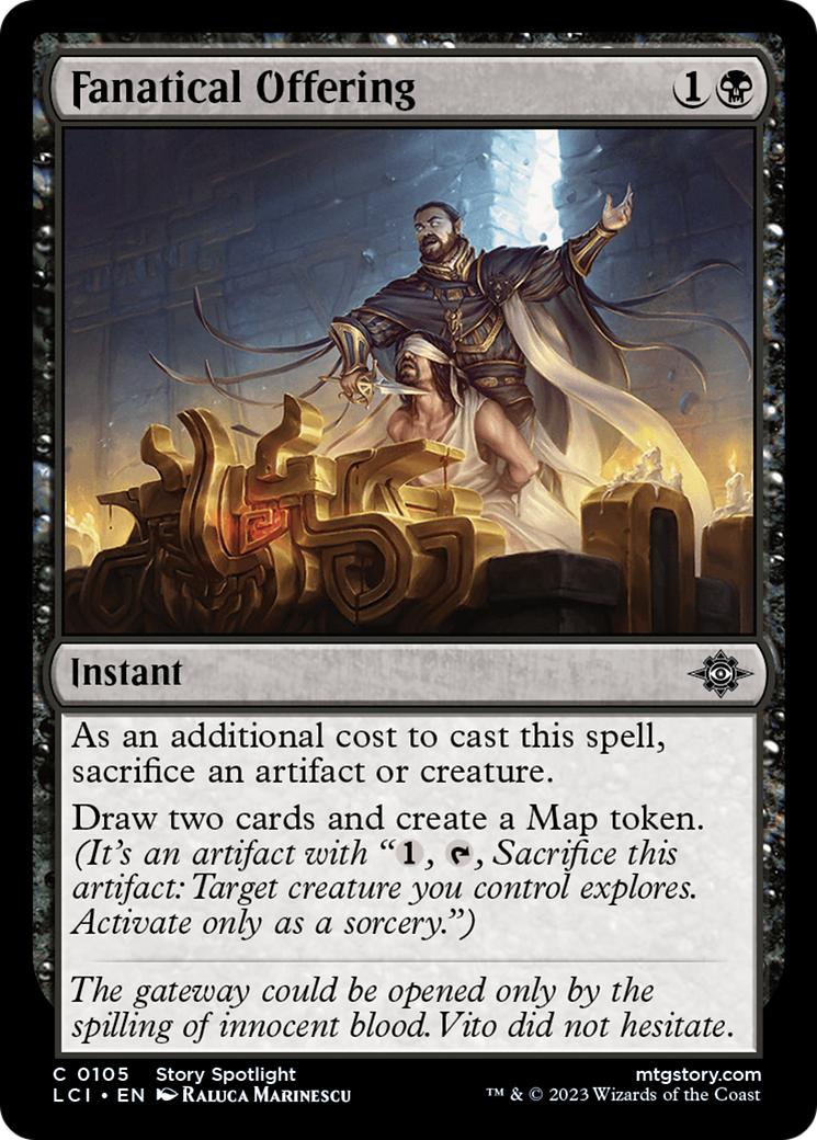 Image of Fanatical Offering (LCI-105) - The Lost Caverns of Ixalan Foil