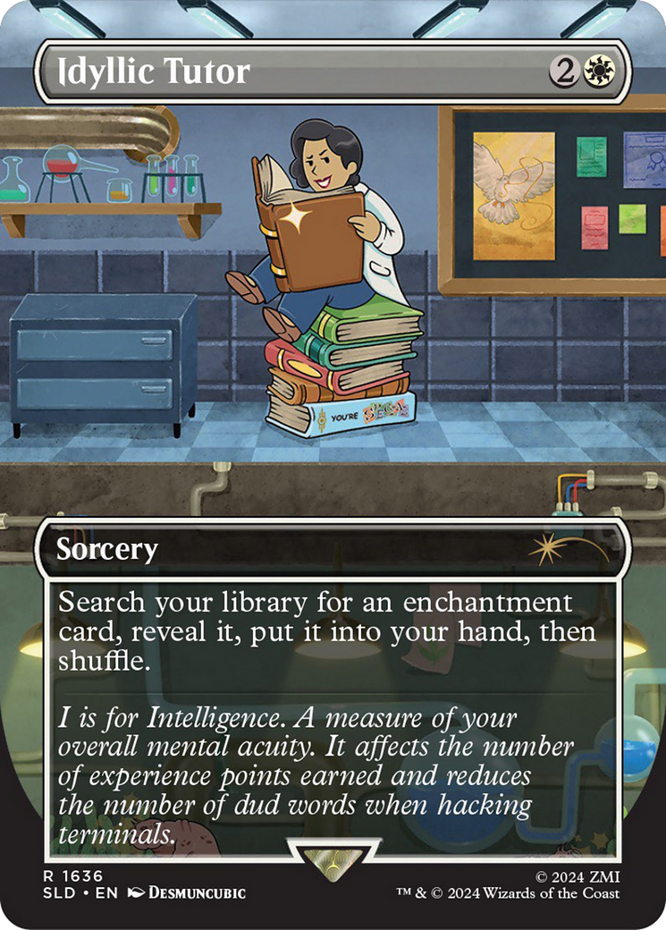 Image of Idyllic Tutor (1636) (SLD-1636) - Secret Lair Drop (Borderless)