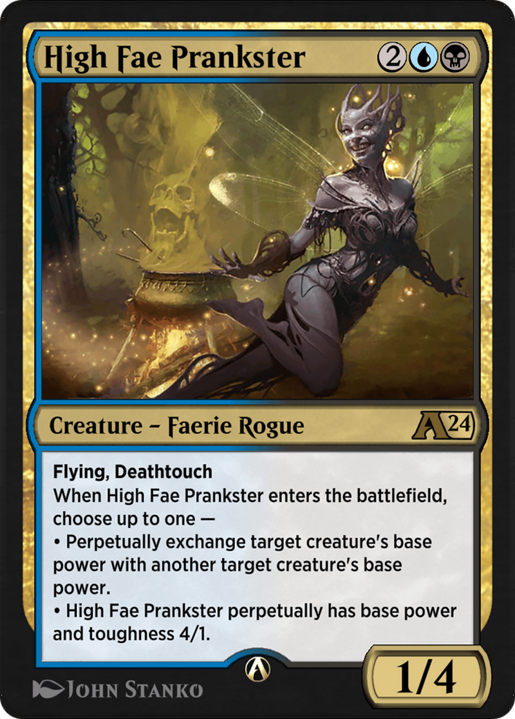 Image of High Fae Prankster (YWOE-020) - Alchemy: Wilds of Eldraine