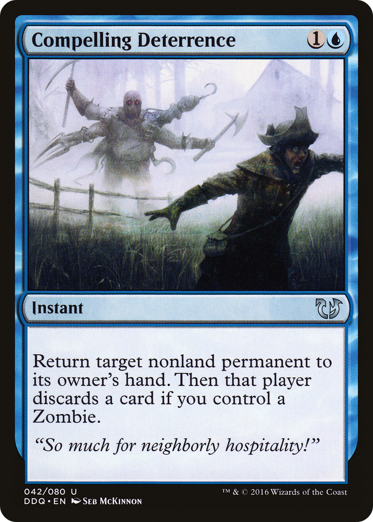 Image of Compelling Deterrence (DDQ-042) - Duel Decks: Blessed vs. Cursed