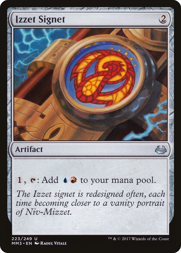 Image of Izzet Signet (MM3-223) - Modern Masters 2017 Foil