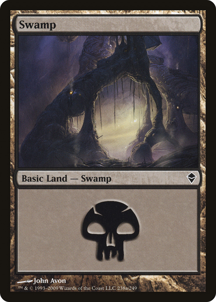 Image of Swamp (238a) (ZEN-238A) - Zendikar