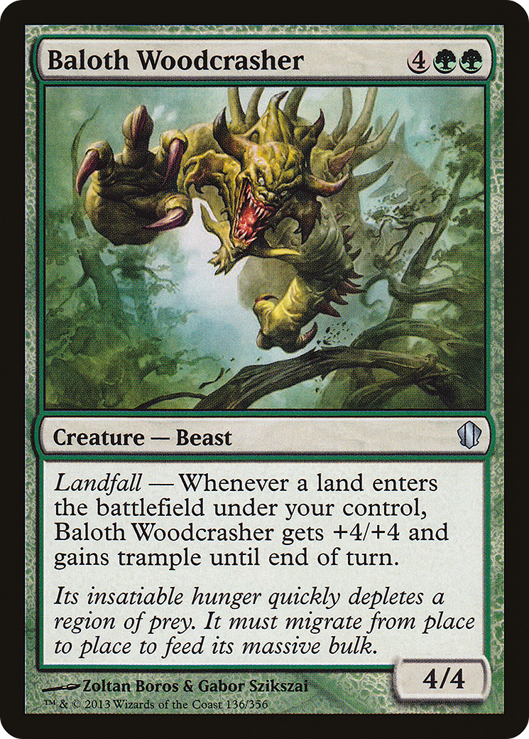 Image of Baloth Woodcrasher (C13-136) - Commander 2013