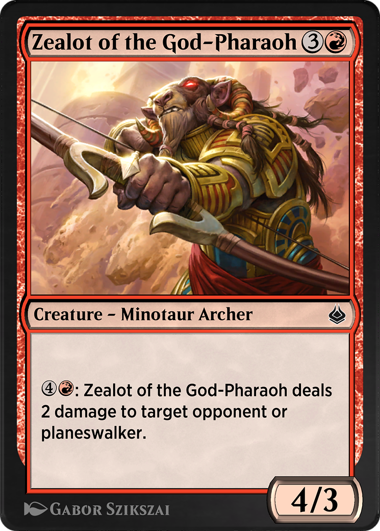 Image of Zealot of the God-Pharaoh (AKR-181) - Amonkhet Remastered