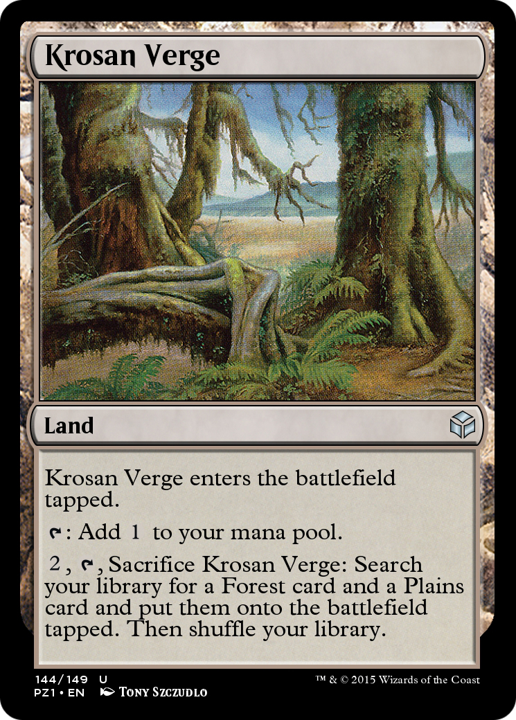 Image of Krosan Verge (PZ1-144) - Legendary Cube Prize Pack