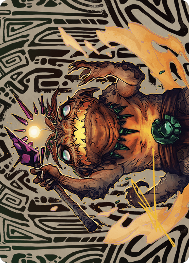 Image of Zoyowa Lava-Tongue // Zoyowa Lava-Tongue (ALCI-054) - The Lost Caverns of Ixalan Art Series (Borderless)