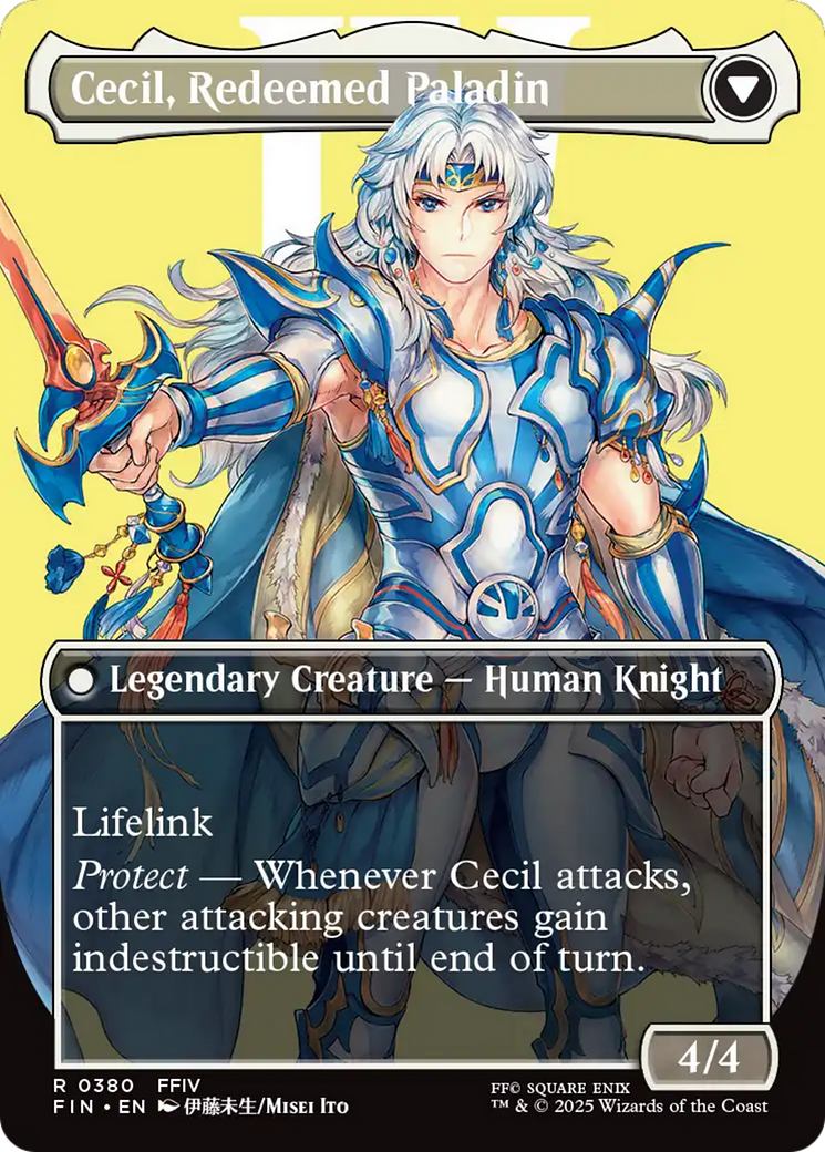Image of Cecil, Dark Knight (Borderless) (FIN-380) - FINAL FANTASY (Borderless)