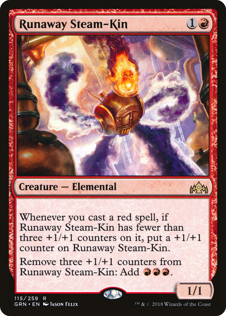 Image of Runaway Steam-Kin (GRN-115) - Guilds of Ravnica