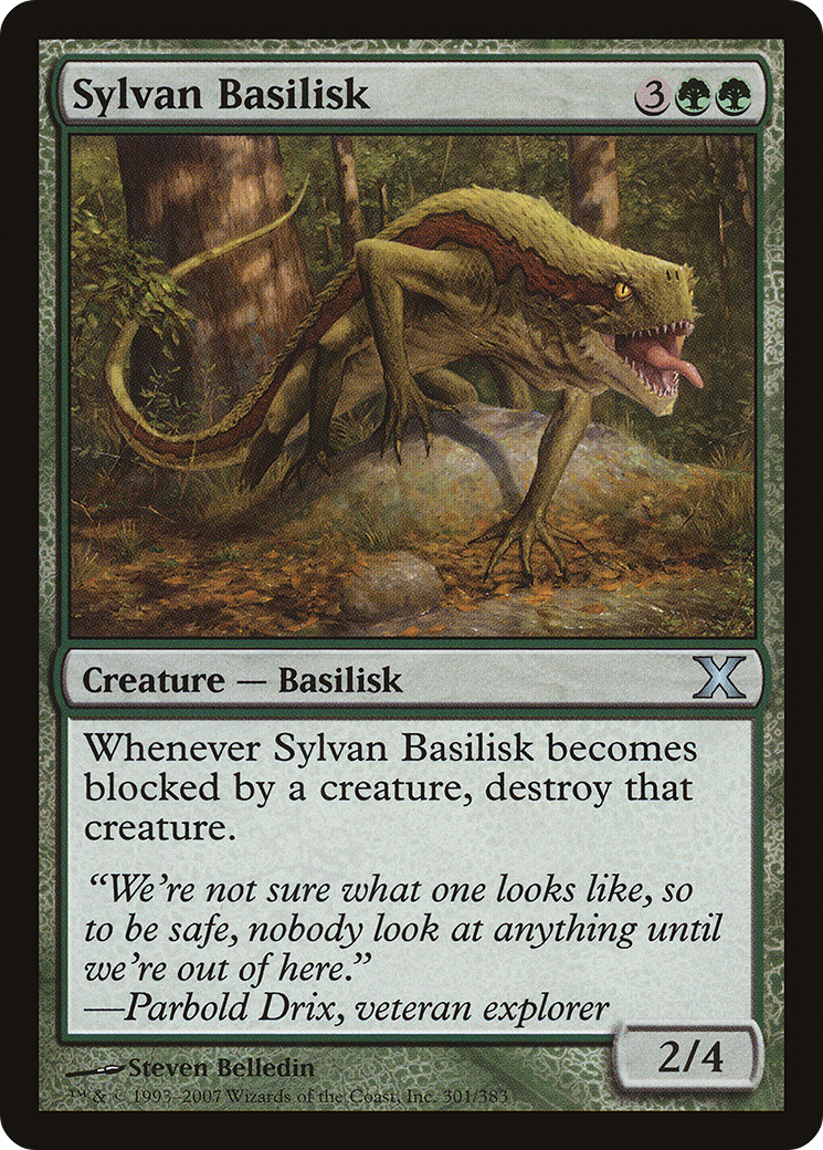 Image of Sylvan Basilisk (10E-301) - Tenth Edition