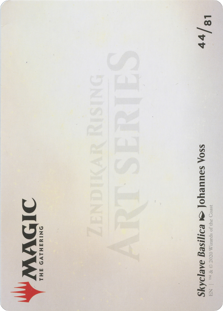 Image of Skyclave Basilica // Skyclave Basilica (AZNR-044) - Zendikar Rising Art Series (Borderless)