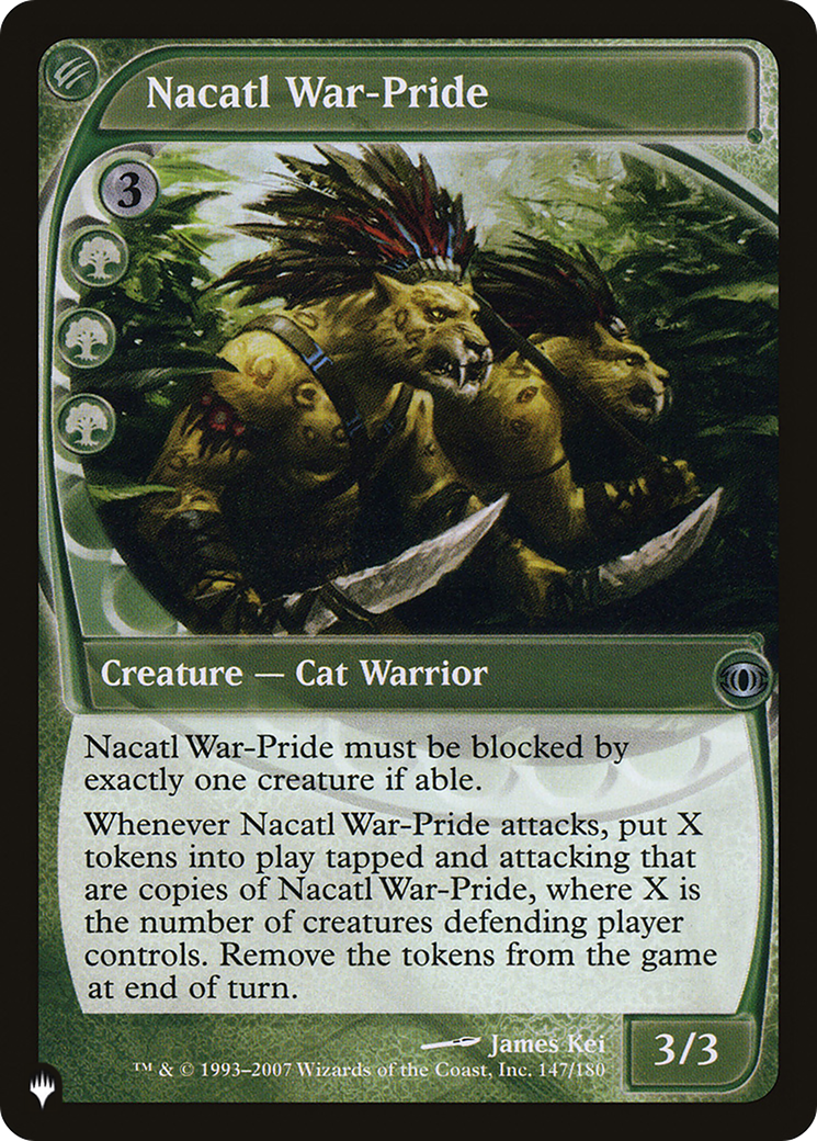 Image of Nacatl War-Pride (LIST-FUT-147) - The List