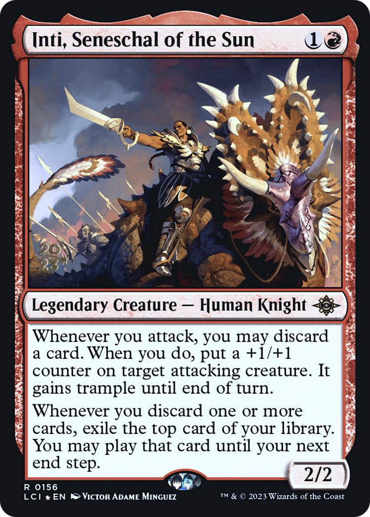 Image of Inti, Seneschal of the Sun (PRE-156) - The Lost Caverns of Ixalan Promos Foil