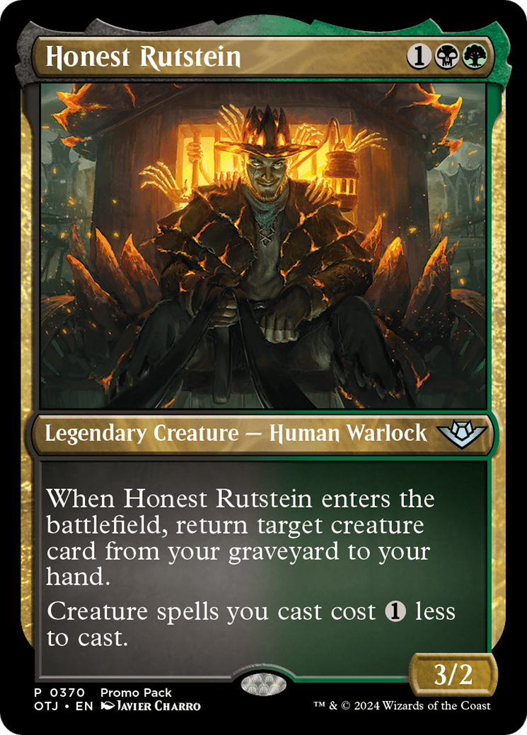 Image of Honest Rutstein (PPOTJ-370) - Outlaws of Thunder Junction Foil