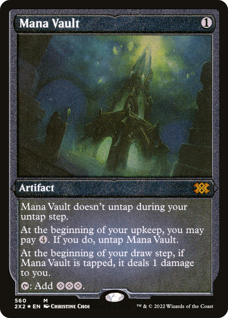 Image of Mana Vault (Foil Etched) (2X2-560) - Double Masters 2022 Foil