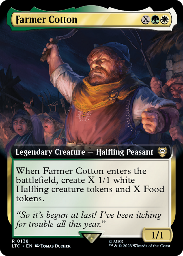 Image of Farmer Cotton (Extended Art) (LTC-138) - Tales of Middle-earth Commander: (Extended Art)