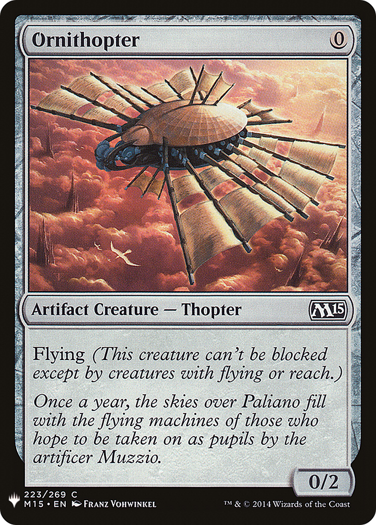 Image of Ornithopter (LIST-M15-223) - The List
