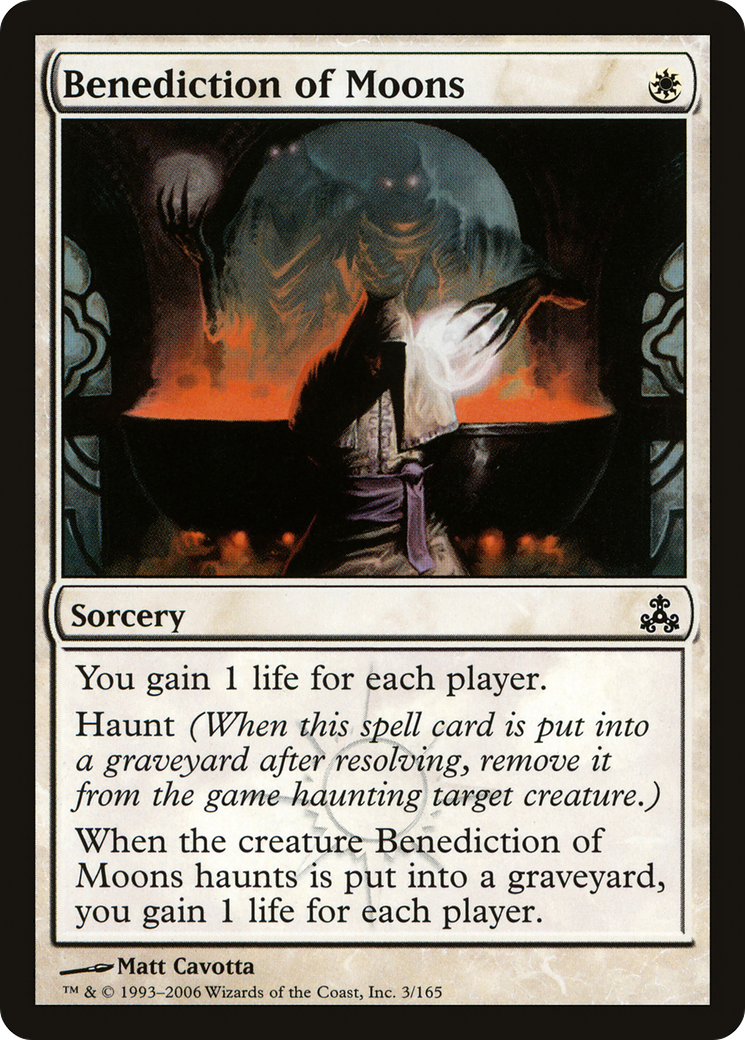 Image of Benediction of Moons (GPT-003) - Guildpact Foil