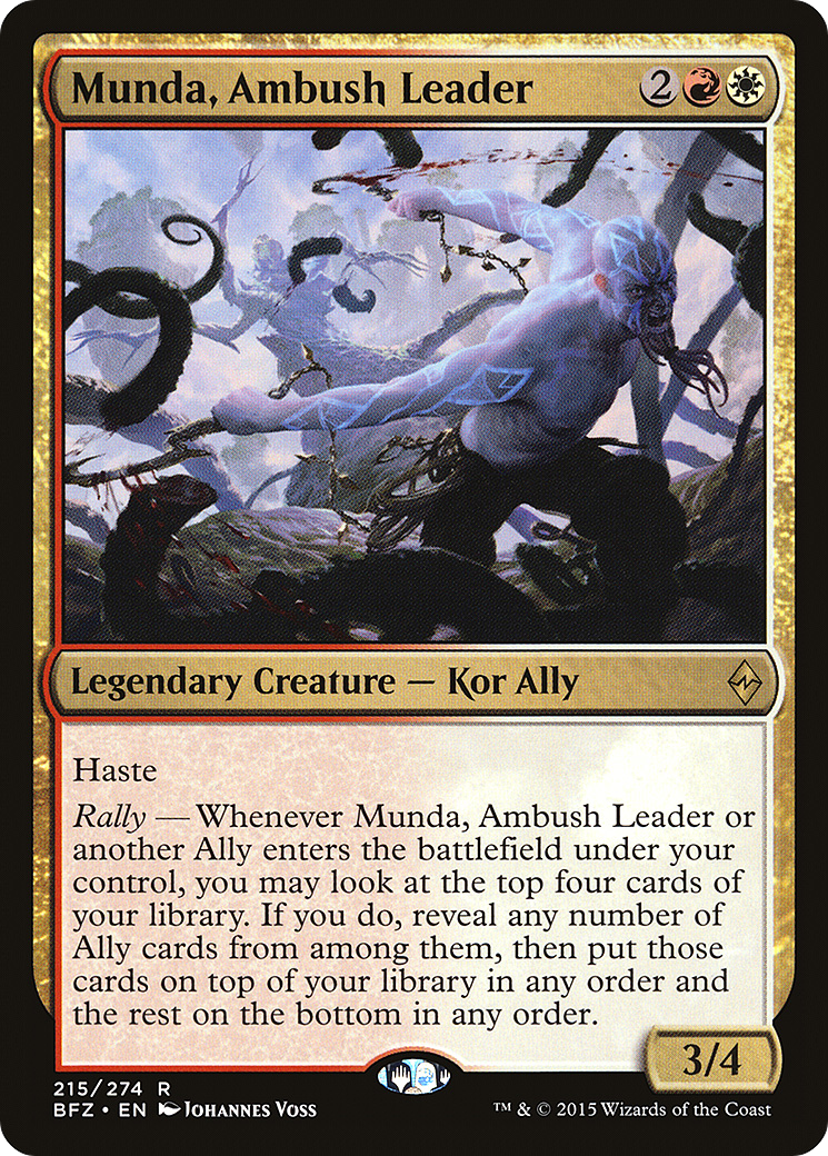 Image of Munda, Ambush Leader (BFZ-215) - Battle for Zendikar