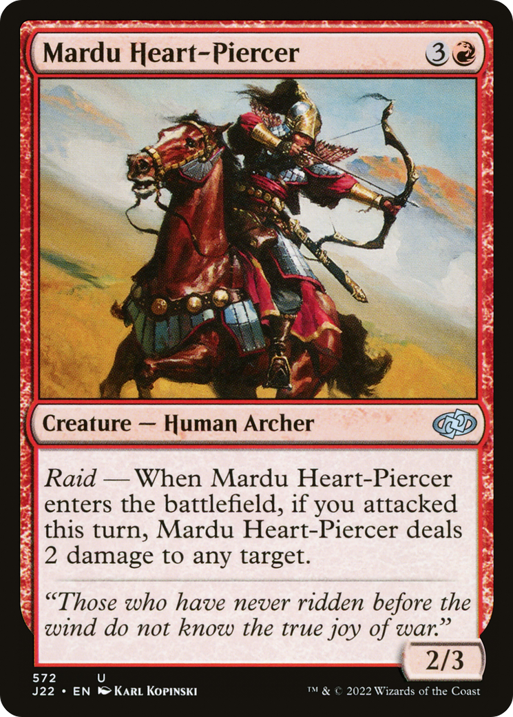 Image of Mardu Heart-Piercer (J22-572) - Jumpstart 2022