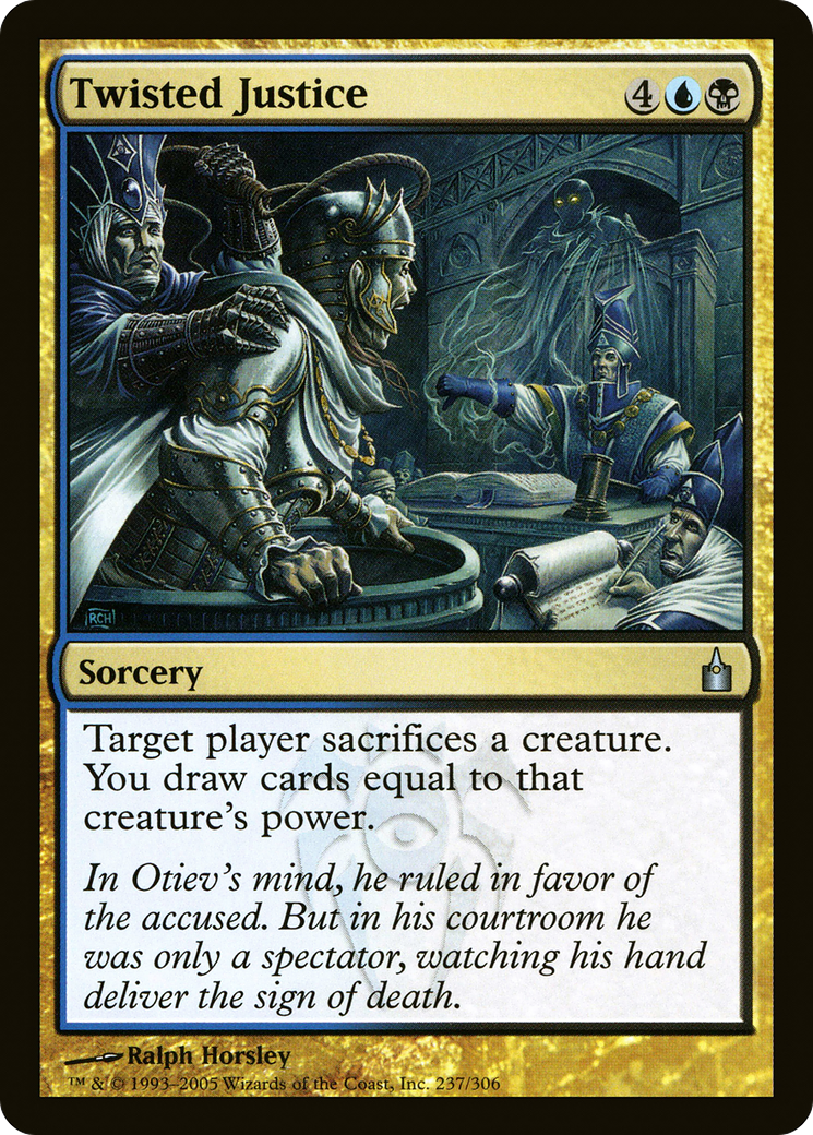 Image of Twisted Justice (RAV-237) - Ravnica: City of Guilds Foil