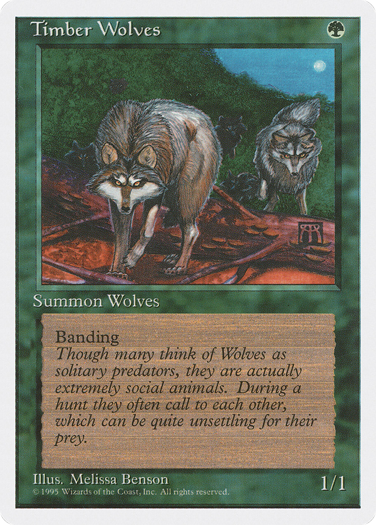 Image of Timber Wolves (4ED-) - Fourth Edition