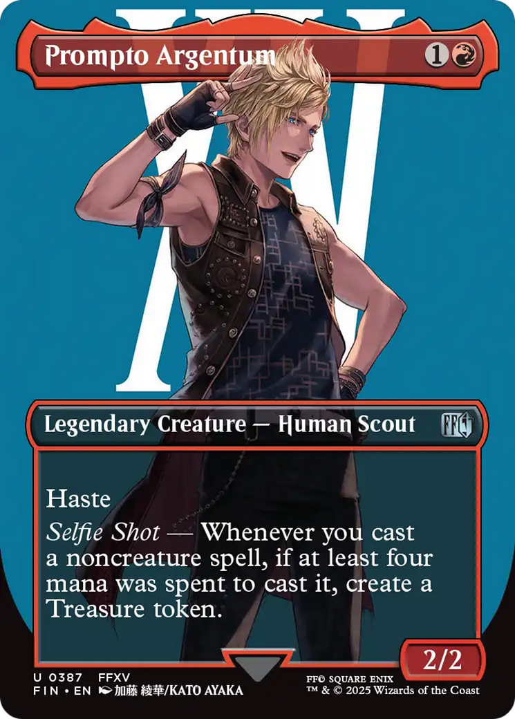 Image of Prompto Argentum (Borderless) (FIN-387) - FINAL FANTASY (Borderless)