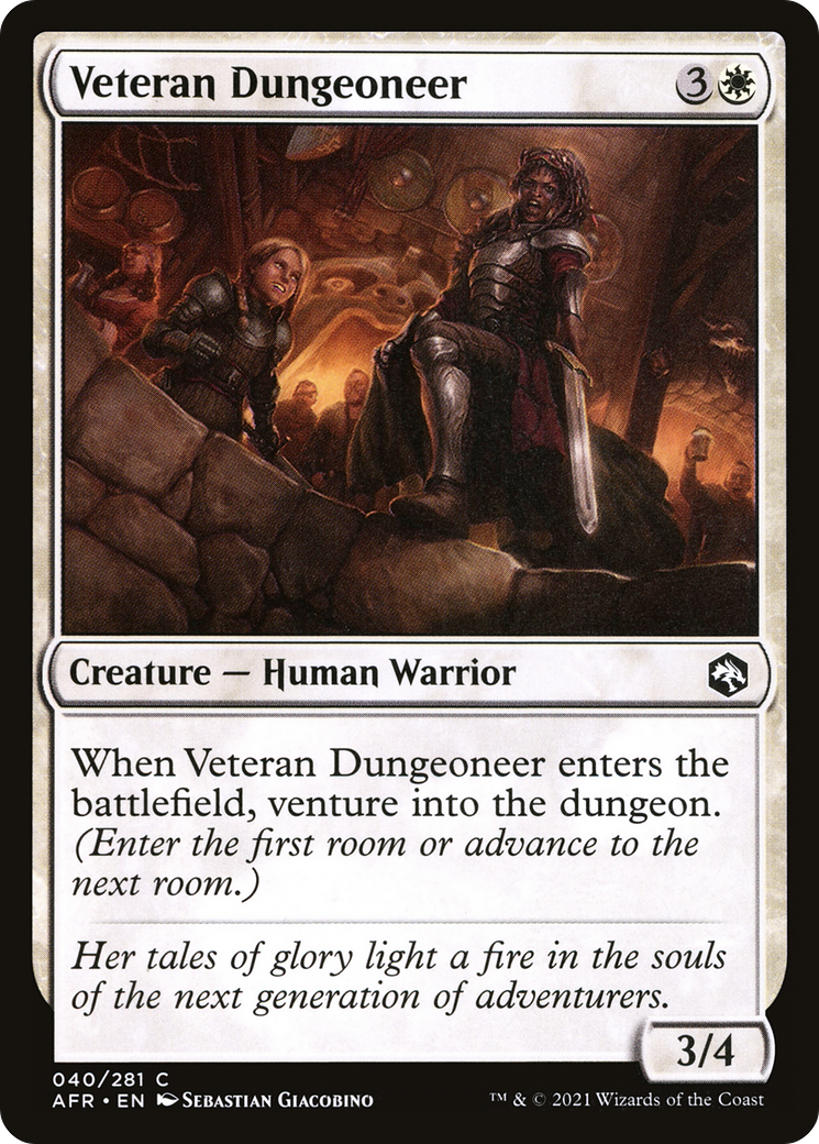 Image of Veteran Dungeoneer (AFR-040) - Adventures in the Forgotten Realms