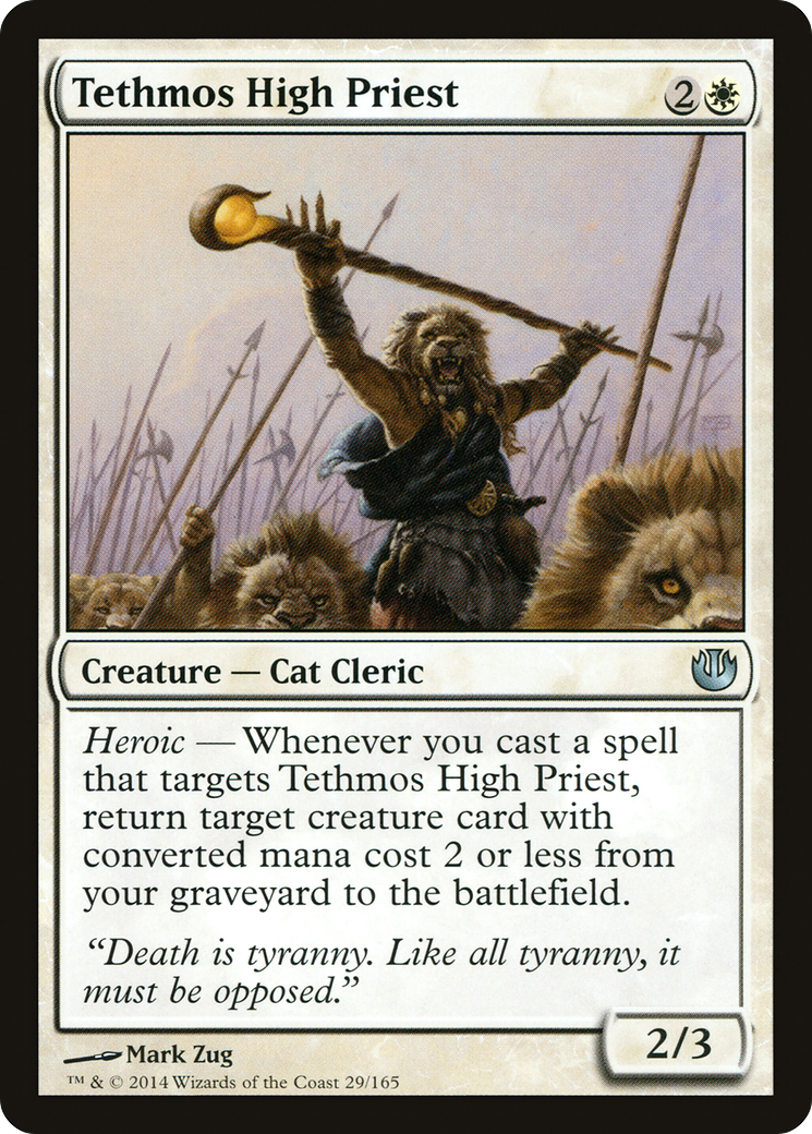 Image of Tethmos High Priest (JOU-029) - Journey into Nyx Foil