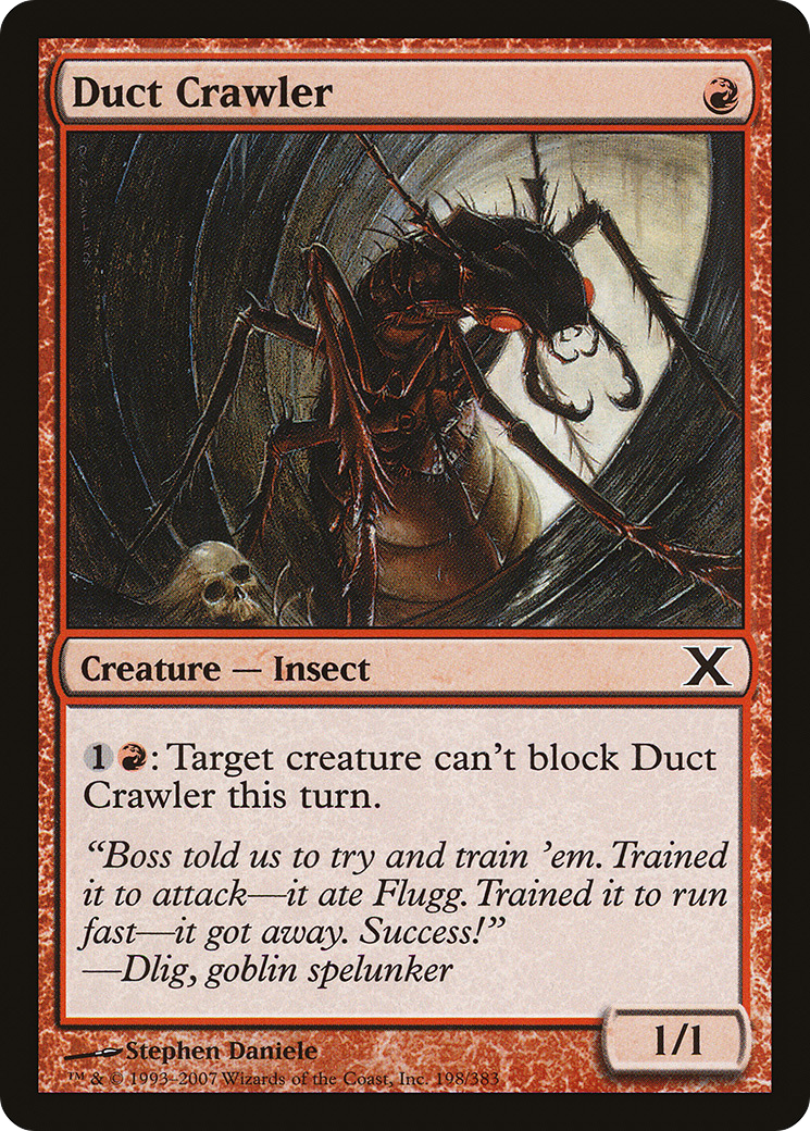 Image of Duct Crawler (10E-198) - Tenth Edition Foil