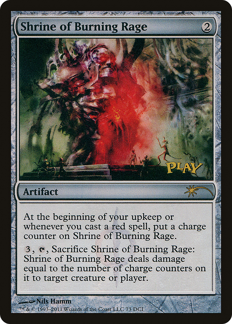 Image of Shrine of Burning Rage (WPN-073) - DCI Promos