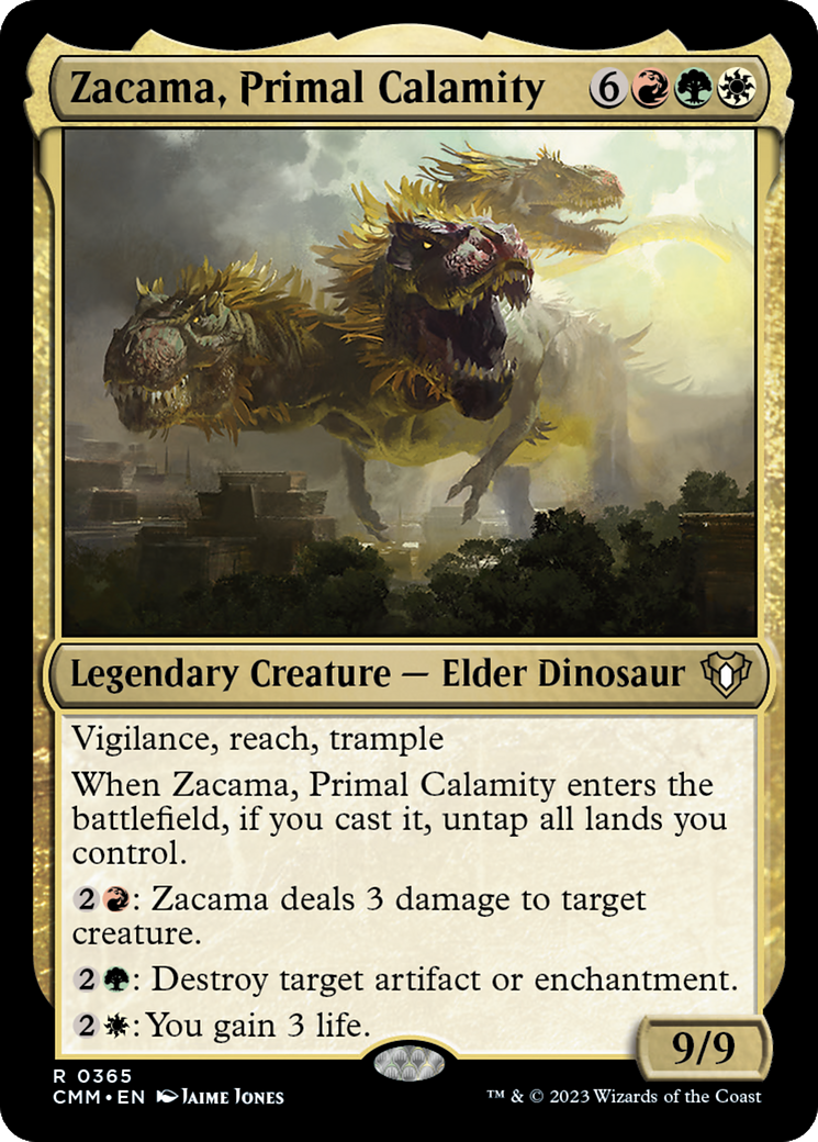 Image of Zacama, Primal Calamity (CMM-365) - Commander Masters