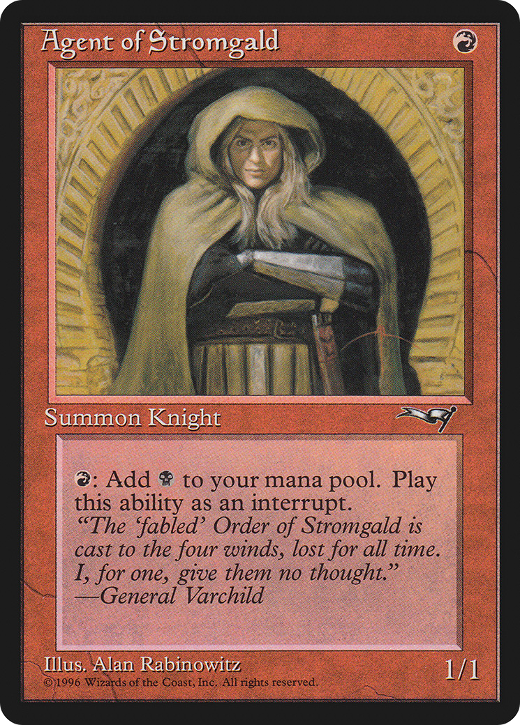 Image of Agent of Stromgald (ALL-095) - Alliances