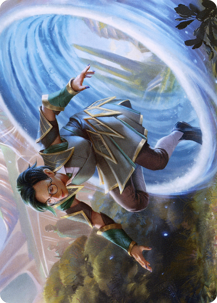 Image of Vortex Runner // Vortex Runner (ASTX-006) - Strixhaven Art Series (Borderless)