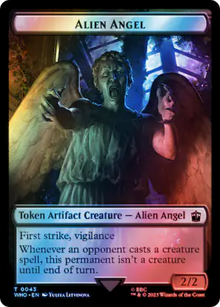 Image of Alien Angel (TWHO-043) - Doctor Who Tokens Foil